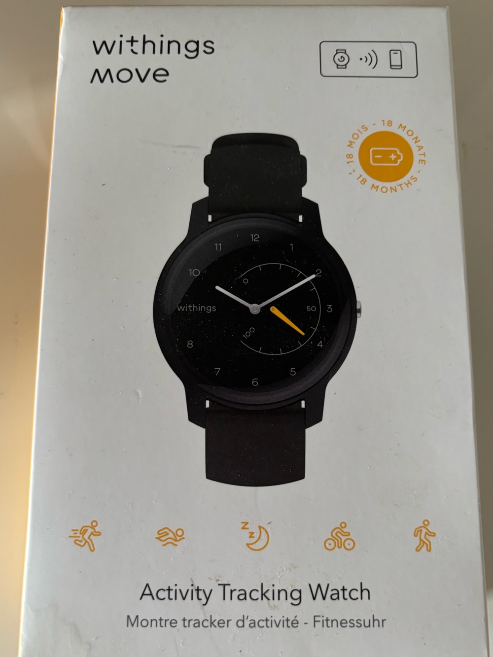 Move Activity Tracking Watch - Black
